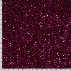 Samt Stoff Pailletten - pink