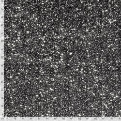 Samt Stoff Pailletten - silber