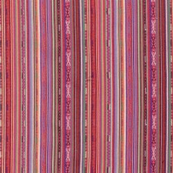 Jacquard mexikanische Streifen - rot