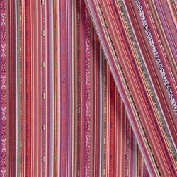 Jacquard mexikanische Streifen - rot