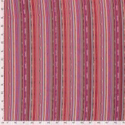 Jacquard mexikanische Streifen - rot