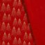 Baumwollpopeline Foliendruck Weihnachtsbaum - rot