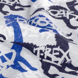 Wintersweat Digital T-Rex - hellgrau meliert