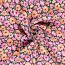 Wintersweat Digital bunte Blumen - nachtblau
