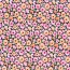 Wintersweat Digital bunte Blumen - nachtblau