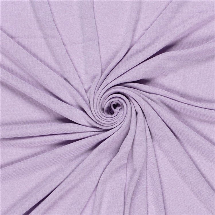 Jacquard Jersey Melange *Marie* Uni - softlavendel