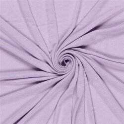 Jacquard Jersey Melange *Marie* Uni - softlavendel