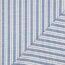 Baumwollpopeline Streifen - jeansblau/creme