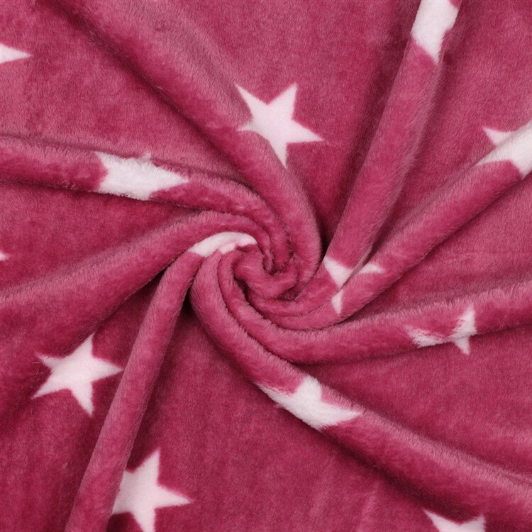 Wellnessfleece Sterne - pink