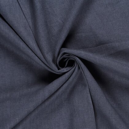 Leinen *Marie* Uni - dunkelschattenblau