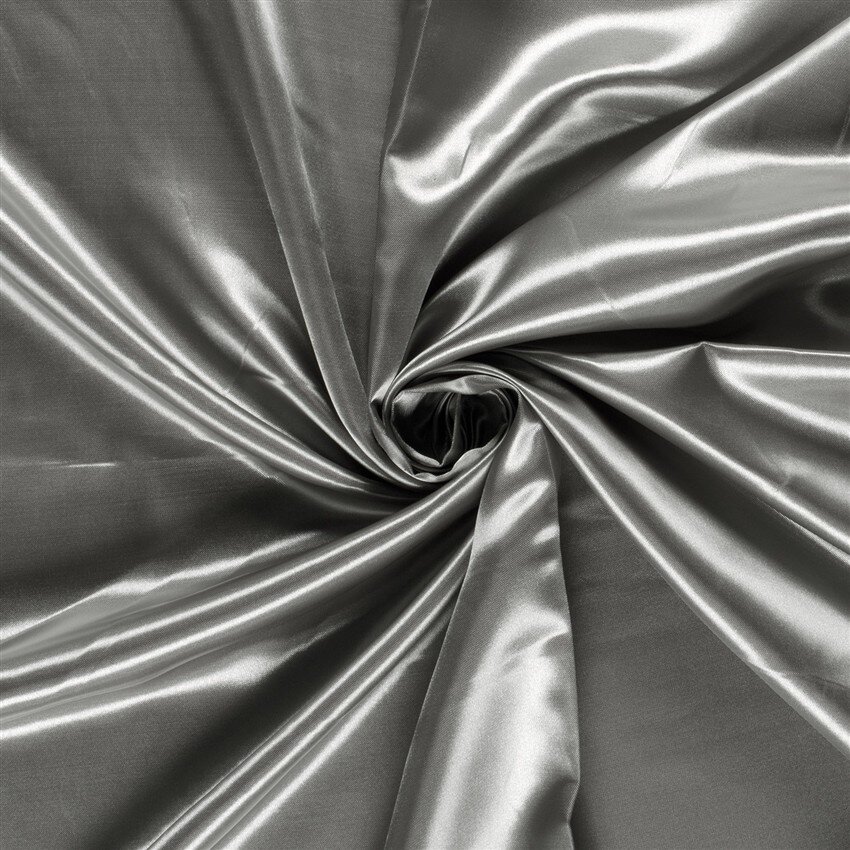 Polyestersatin *Marie* - graphitgrau