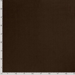 Antipilling Fleece *Marie* Uni - dunkelbraun