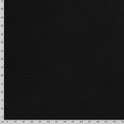 Viskose Leinen Slub Uni - schwarz
