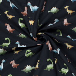 Softshell Digita bunte Dinos - nachtblau