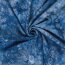 Viskose Leinen Batikmuster - blau