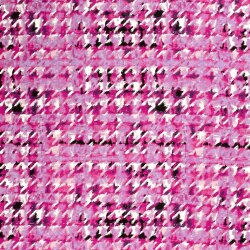 Viskose Nylon Mix light Köper Hahnentritt - pink