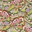 Polyesterstoff Bubble Slub magische Blumen - kiwi