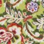 Polyesterstoff Bubble Slub magische Blumen - kiwi