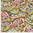 Polyesterstoff Bubble Slub magische Blumen - kiwi
