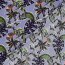 Polyesterstoff Bubble Slub magische Blätter - violett