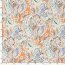 Polyesterstoff Bubble Slub magisches Paisley - hellbeige