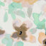 Baumwoll Viskose Mix Leinenoptik Blumen - creme