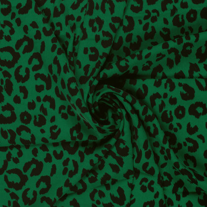 Polyesterjersey Köper Leo - grün