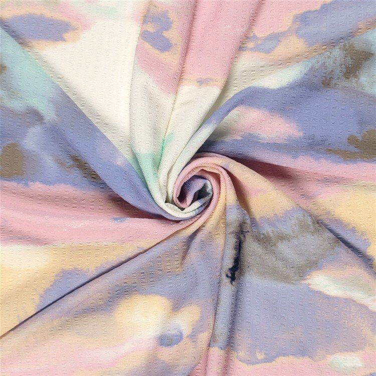 Polyester Bubble Farbverlauf - softlila