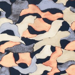 Bengaline Aquarell Formen - dunkelblau