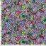 Polyesterstoff Bubble Zauberblumen - rosa