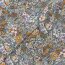 Polyesterstoff Bubble Zauberblumen - mint