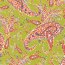 Polyesterstoff Bubble Zauberpaisley - limette