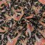 Polyesterstoff Sandet Paisley - schwarz