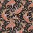 Polyesterstoff Sandet Paisley - schwarz