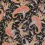 Polyesterstoff Sandet Paisley - schwarz