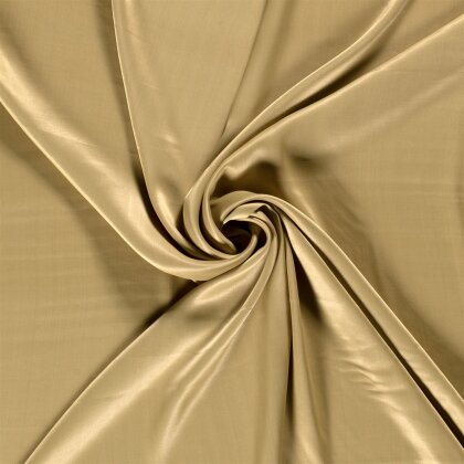 Viskosesatin Uni - olivgold