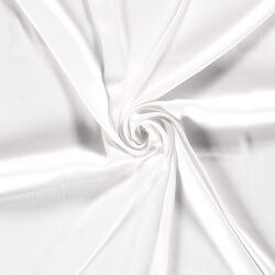 Viskosesatin Uni - weiß