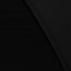 Viskosesatin Uni - schwarz