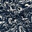 Viskosesatin Abstract - dunkelblau