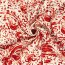 Viskosesatin Paisley - rot