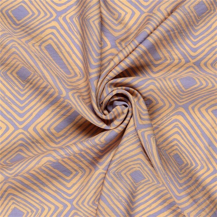 Viskose Nylon Twill Karospirale - softlila