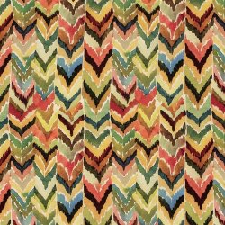 Viskose Nylon Twill ZickZack Streifen - gelb