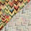 Viskose Nylon Twill ZickZack Streifen - gelb