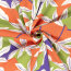 Baumwollsatin Blumen - FARBE
