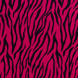 Baumwollsatin Zebrastreifen - dunkelpink