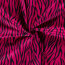 Baumwollsatin Zebrastreifen - dunkelpink