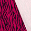 Baumwollsatin Zebrastreifen - dunkelpink