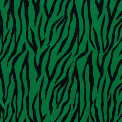 Baumwollsatin Zebrastreifen - grün
