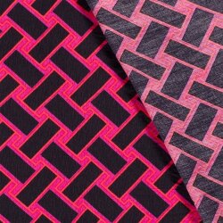 Viskose Nylon Crêpe Geflecht - pink