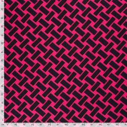 Viskose Nylon Crêpe Geflecht - pink